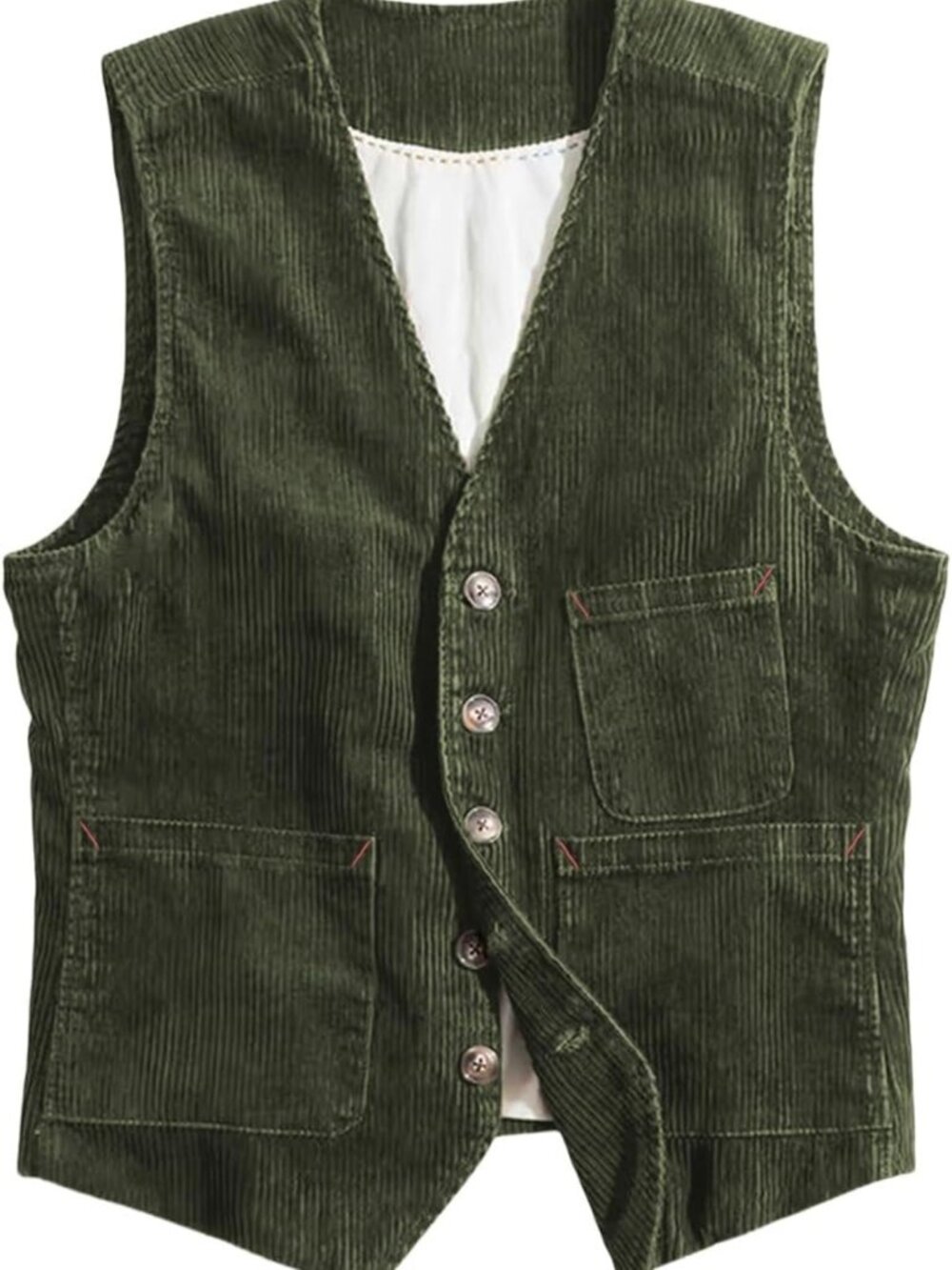 Men's Vintage Corduroy Suit Vest | Stylish Formal Wear for Weddings & Events